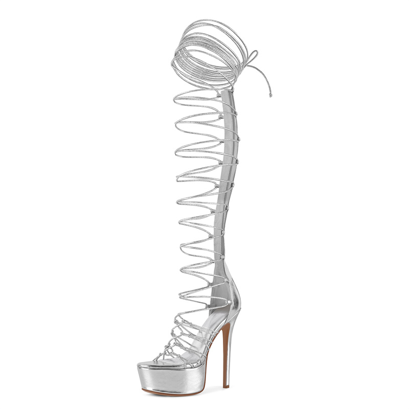 Sandali gladiatore con plateau - Sandal Strappy Heeled recensione e prezzo