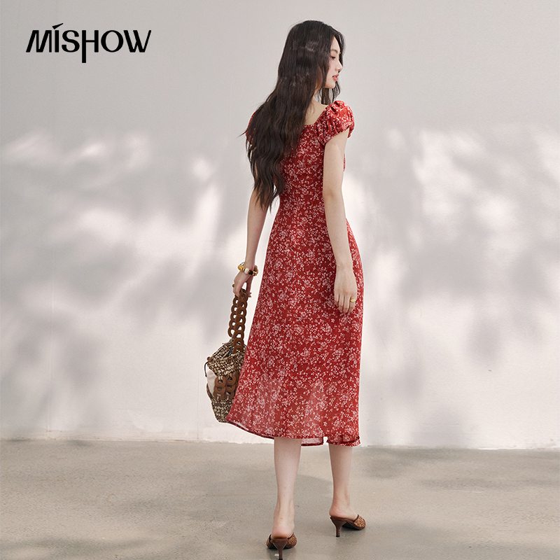MISHOW Abito Midi Vintage da D - Midi Skirt Floral recensione e prezzo