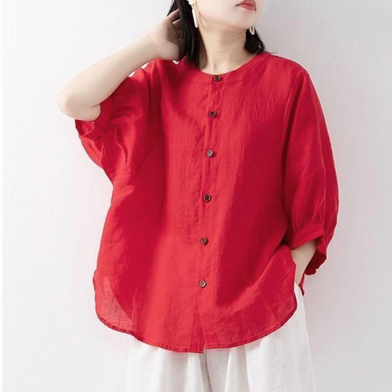 Camicia in cotone e lino da do - Blouse Off Shoulder recensione e prezzo