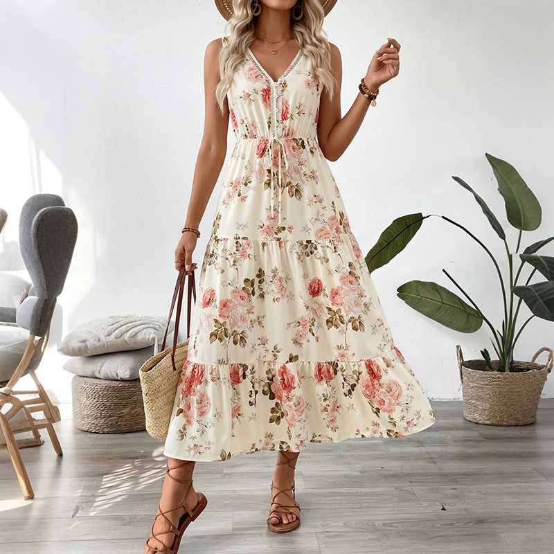 Abito Midi Estivo da Donna con - Midi Skirt Floral recensione e prezzo